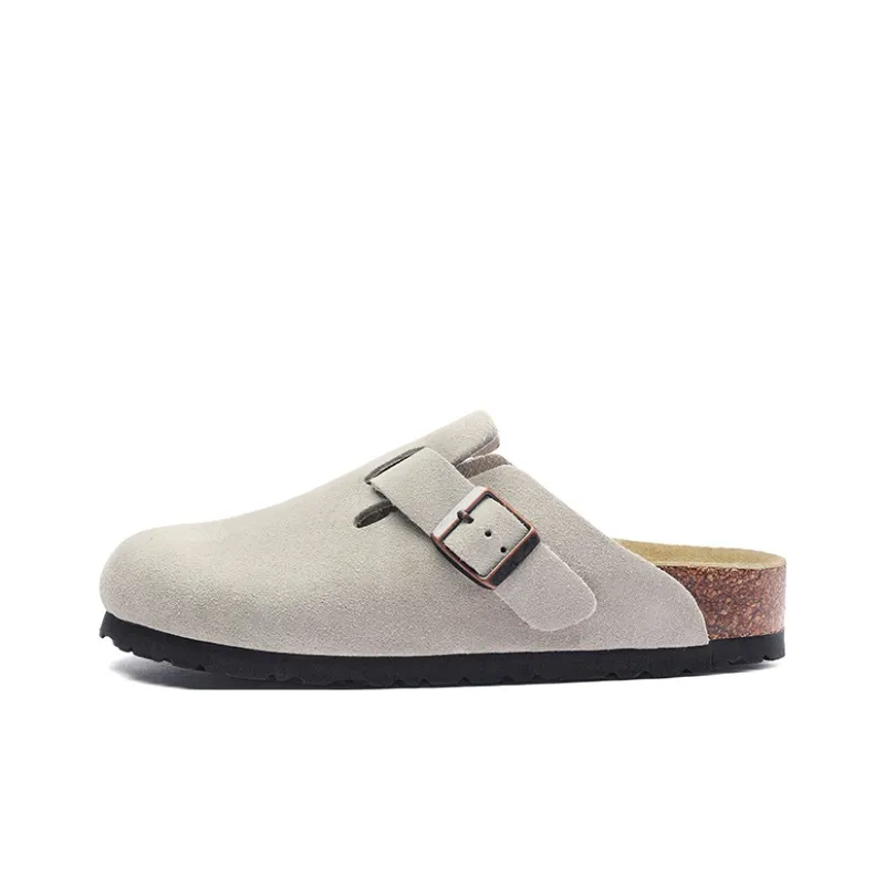 BENZI Stitching Quiet Abrasion Resistant Slip Resistant Wrap toe Slippers Unisex-16