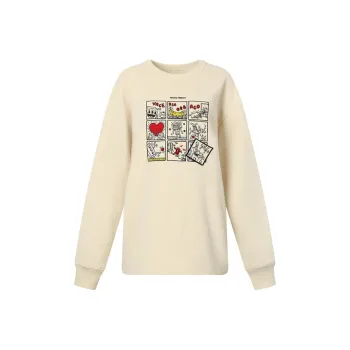 Valeria Obbaco Sweatshirt Unisex Apricot