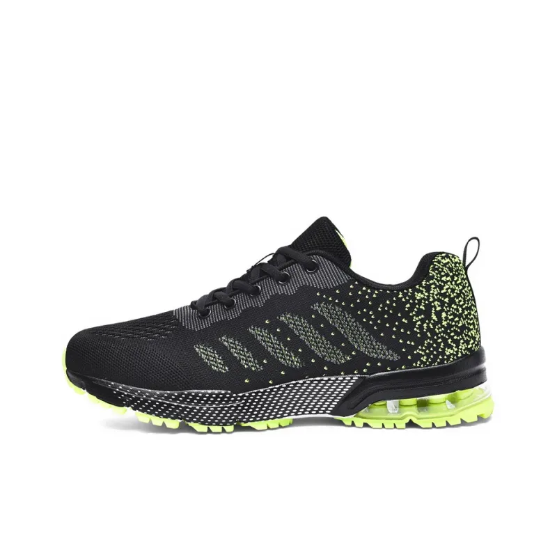 QIUTEXIONG Shock Absorbers Slip Resistant Breathable Low Top Casual Marathon City Commute Running Shoes Men's-0