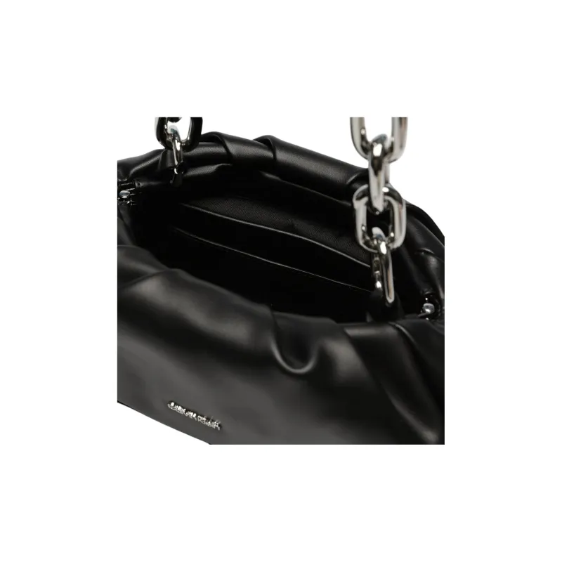 CALVIN KLEIN Polyester Portable One Shoulder Clutch Small Size Women's Black-4