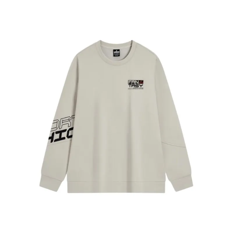 XTEP Sweatshirt Men's Floating Stone Gray-0