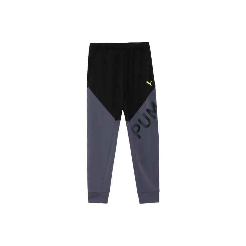 PUMA Knitted Sweatpants Men's Black Blue-0