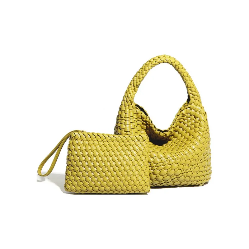 PAYOT Microfiber Synthetic Leather Combo Bag Handbag Women's Multicolor-7