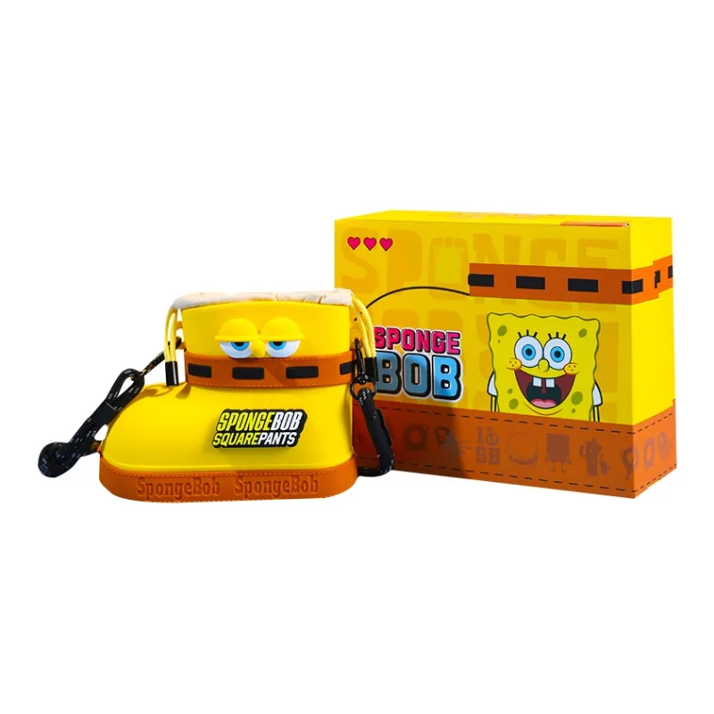 SPONGEBOB SQUAREPANTS Silicone Shoulder Bag Medium Size Unisex Multicolor-1