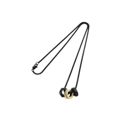CALVIN KLEIN Stainless Steel Necklaces Men's Black