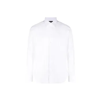 EMPORIO ARMANI Long Sleeved Twill Weave Shirt
