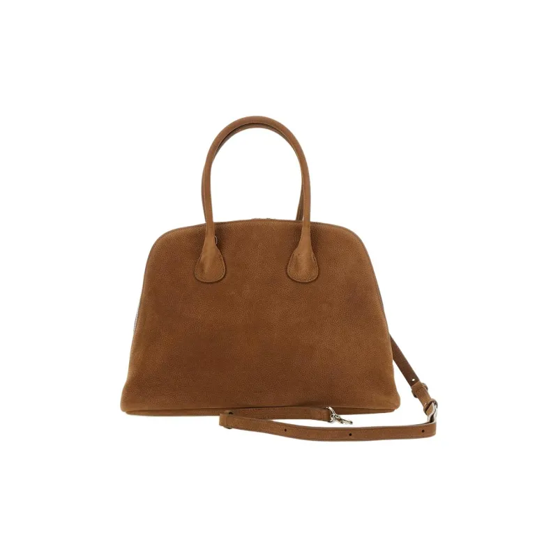 OSOI Cow Leather Shoulder Bag, Crossbody Bag, Handbag Women's Brown-1