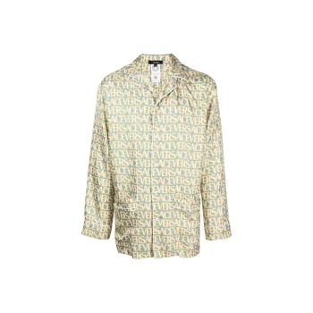 VERSACE SS23 Shirt Men's Yellow