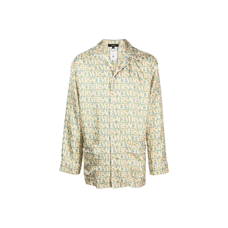 VERSACE SS23 Shirt Men's Yellow-0