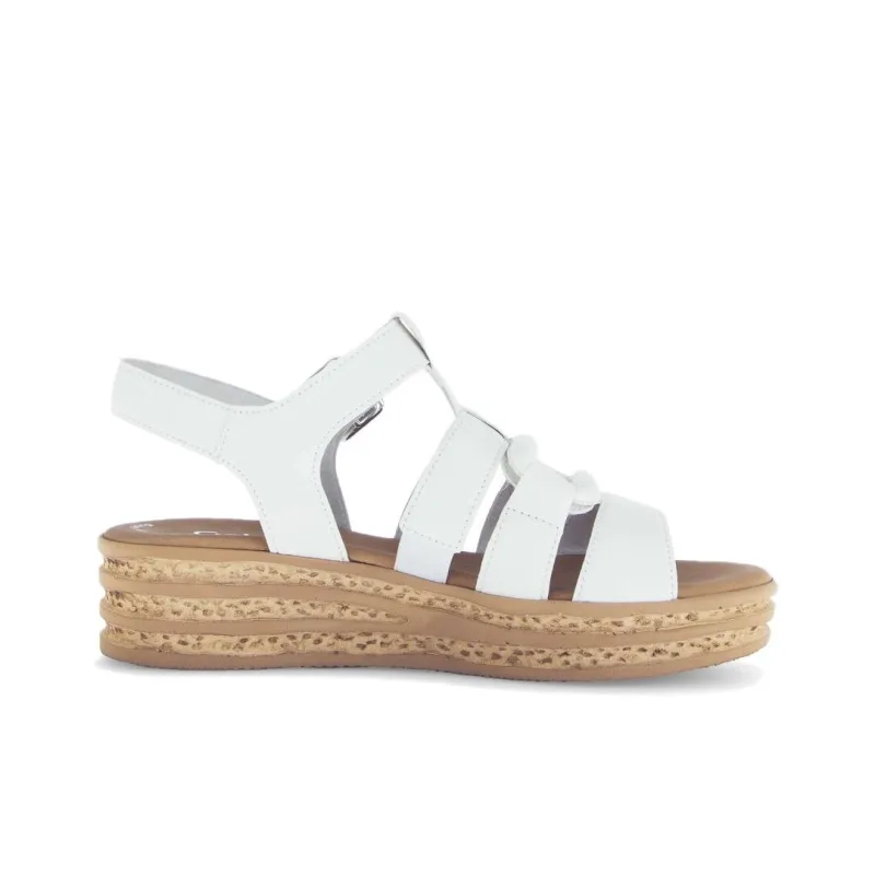 Gabor Fashion Roman Sandals 4.5cm Women's White-1