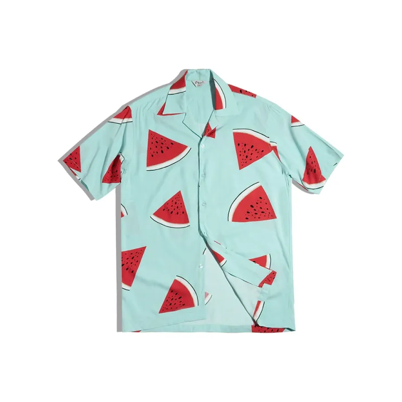MADEN Shirts Men Blue-0