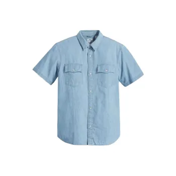 Levis Shirts Men Light Blue