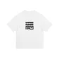 White Heather Gray with Black Print