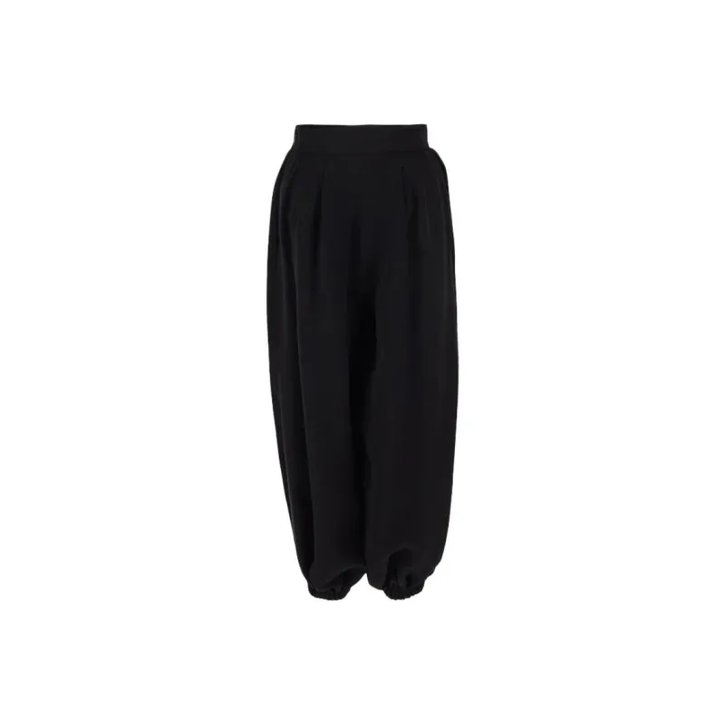 Valentino SS25 Casual Pants Women's Black-1