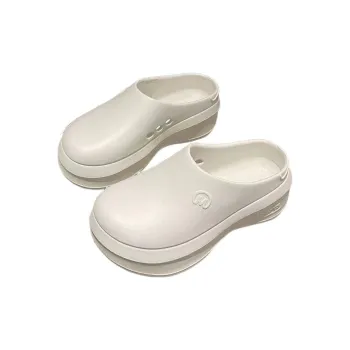 Meter Height Increasing Slippers With Platform, Closed Toe, Lightweight Slip Resistant Slippers