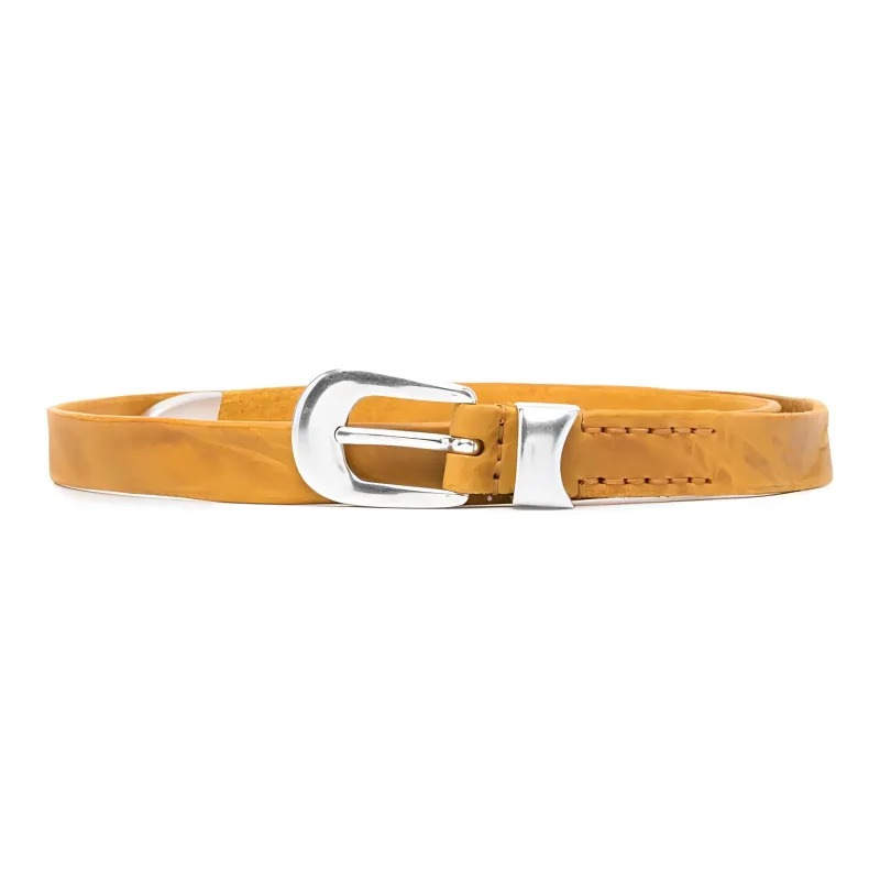 OUR LEGACY Textured Leather Belt-0