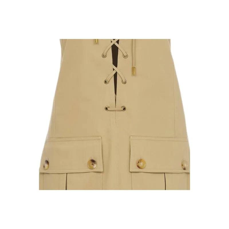 Chloé Laced Sleeveless Mini Dress-4