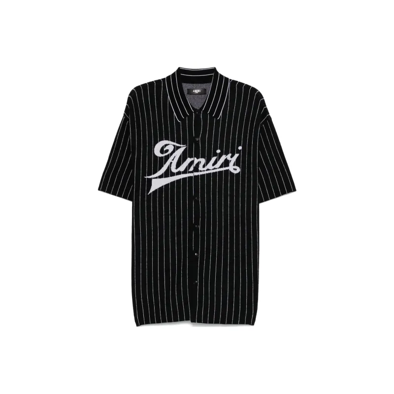 AMIRI Short Sleeved Pinstriped Shirt-0