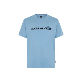 Moose Knuckles T Shirt Men's Ocean Blue
