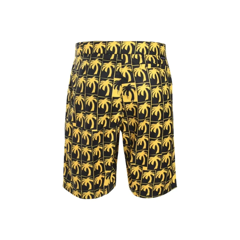 PALM ANGELS Dripping Palms Swim Shorts-1