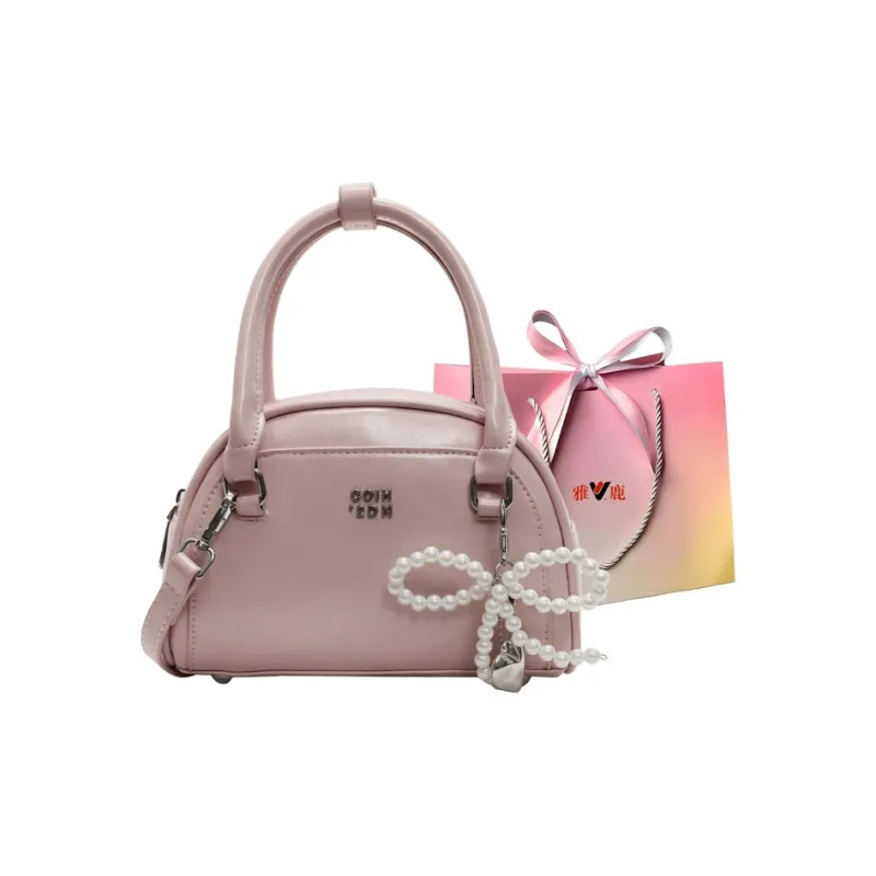 Yalu PU One Shoulder Handbag Women's Black/White/Pink/Blue-14