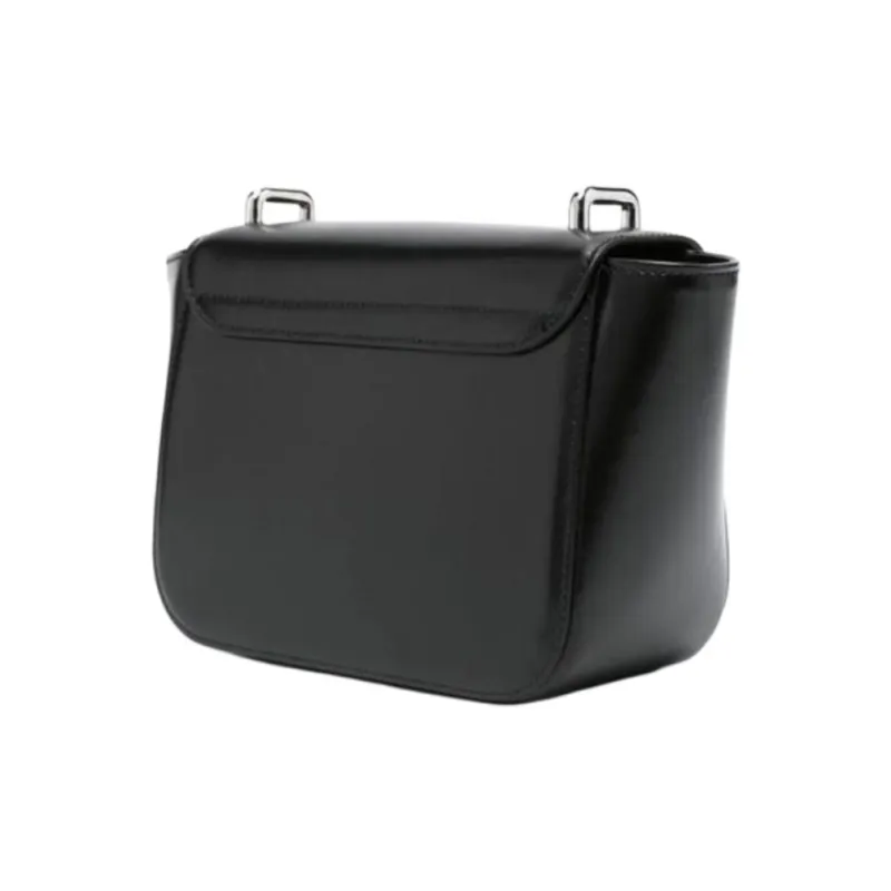 Vivienne Westwood Linda Calfskin Shoulder Bag, Crossbody Bag Women's Black-1