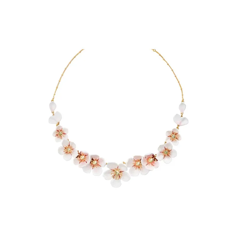 LES NEREIDES Gold Plated Necklaces Women's White-1