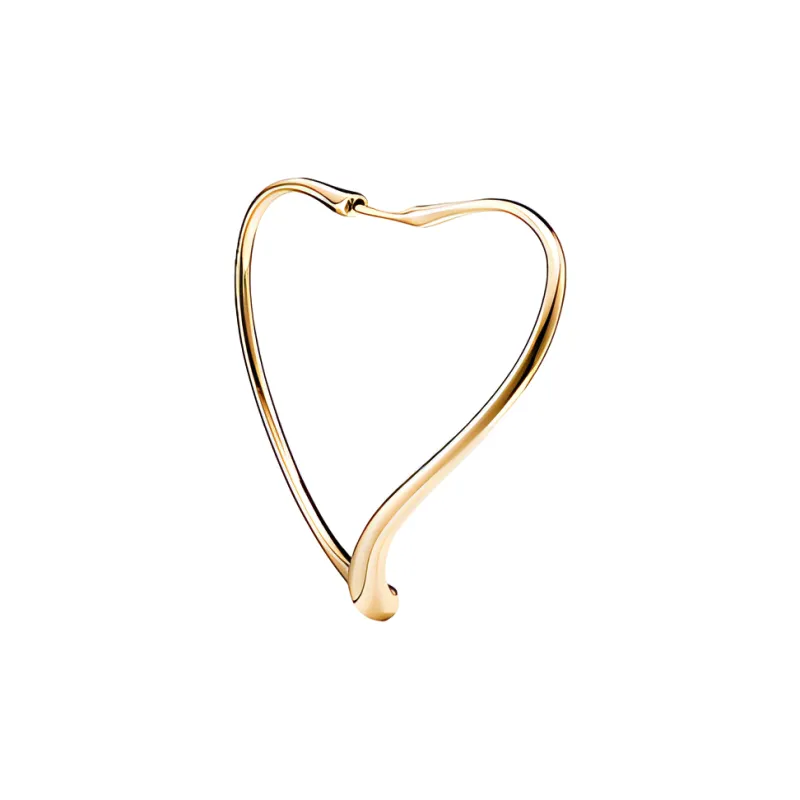 TIFFANY & CO. Elsa Peretti Collection Karat Gold Earrings Unisex Gold-2