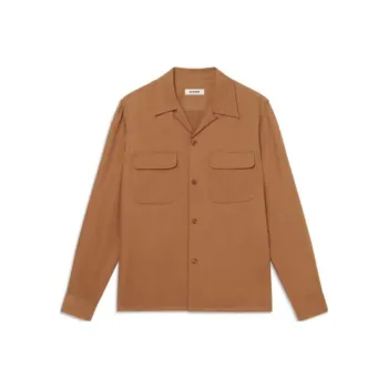 Sandro Shirts Men Camel