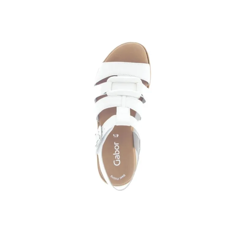 Gabor Fashion Roman Sandals 4.5cm Women's White-3