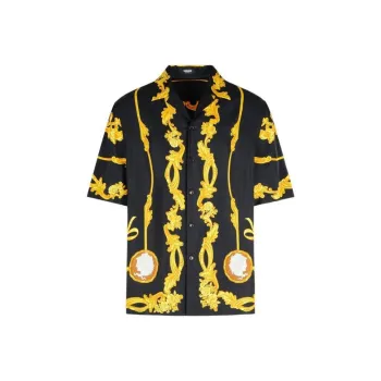 VERSACE Medusa Printed Short Sleeved Shirt