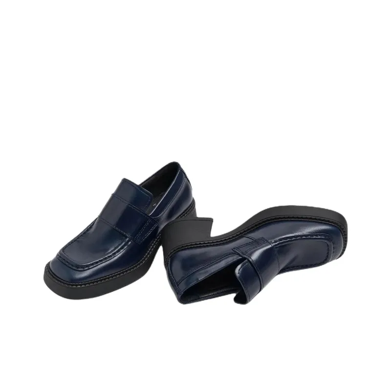 MIISTA Loafers 6.5cm Women's Dark Blue-4