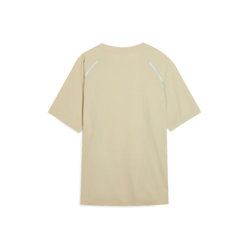 PUMA ESS ELEVATEDWOVEN T Shirt Unisex Sand Gravel Gray 68-1