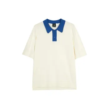 Skechers Polo Shirt Unisex Cream Ecru
