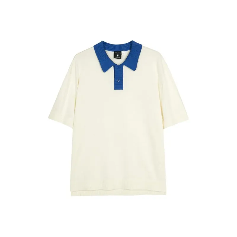 Skechers Polo Shirt Unisex Cream Ecru-0