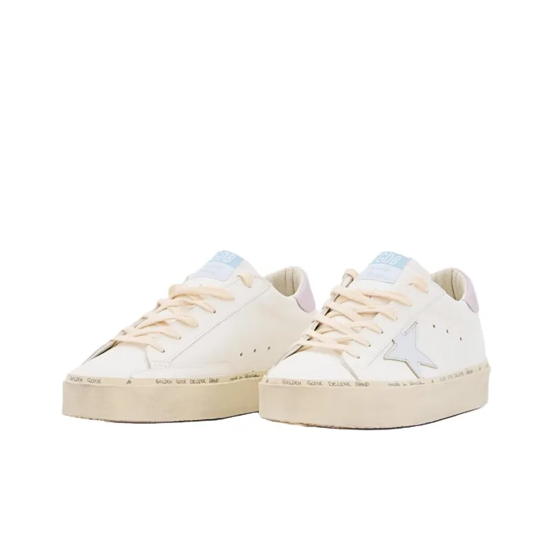 Golden Goose Hi Star White Silver Lilac Women's-2