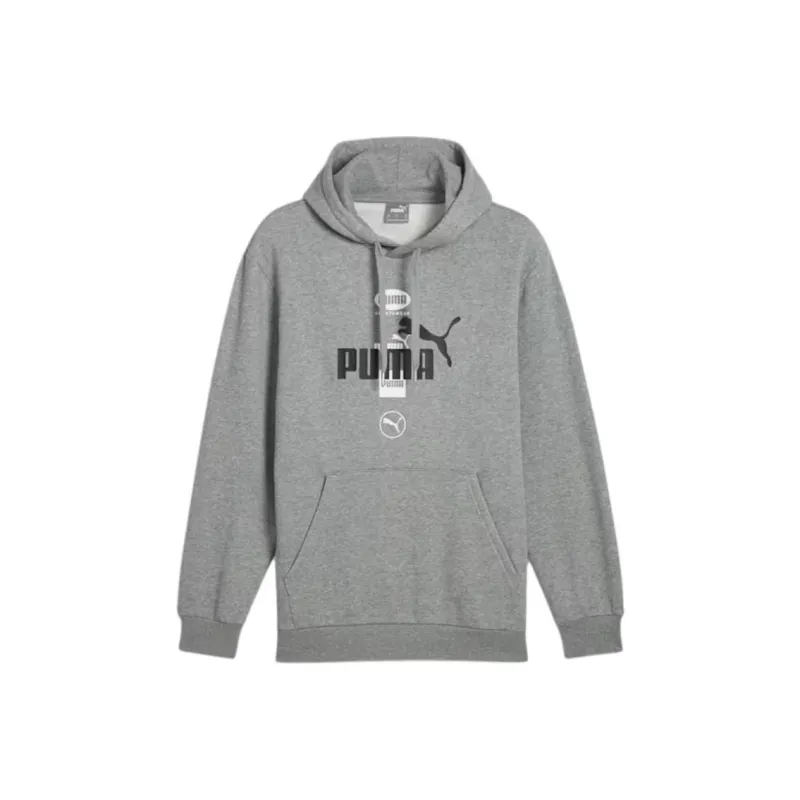 PUMA POWER Sweatshirt Men's Medium Gray-0