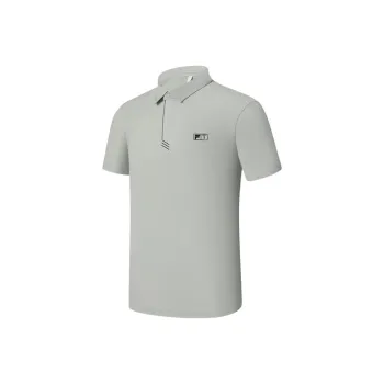 FILA Golf Series SS25 Polo Shirt Men's Dome Gray GY
