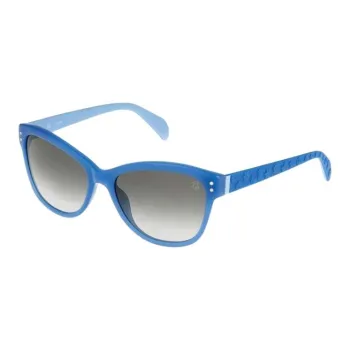 TAOSIXIONG Acetate Square Sunglasses Women's Blue