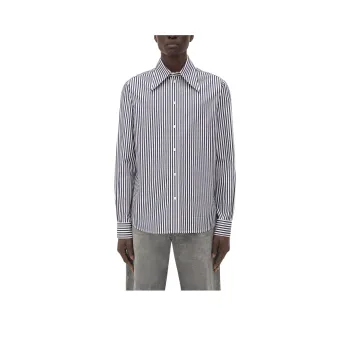 Bottega Veneta Striped Patterned Shirt