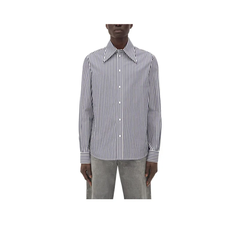 Bottega Veneta Striped Patterned Shirt-0