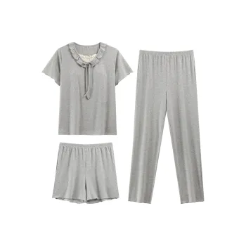 MADALLO Pajama Set Women's Light Gray