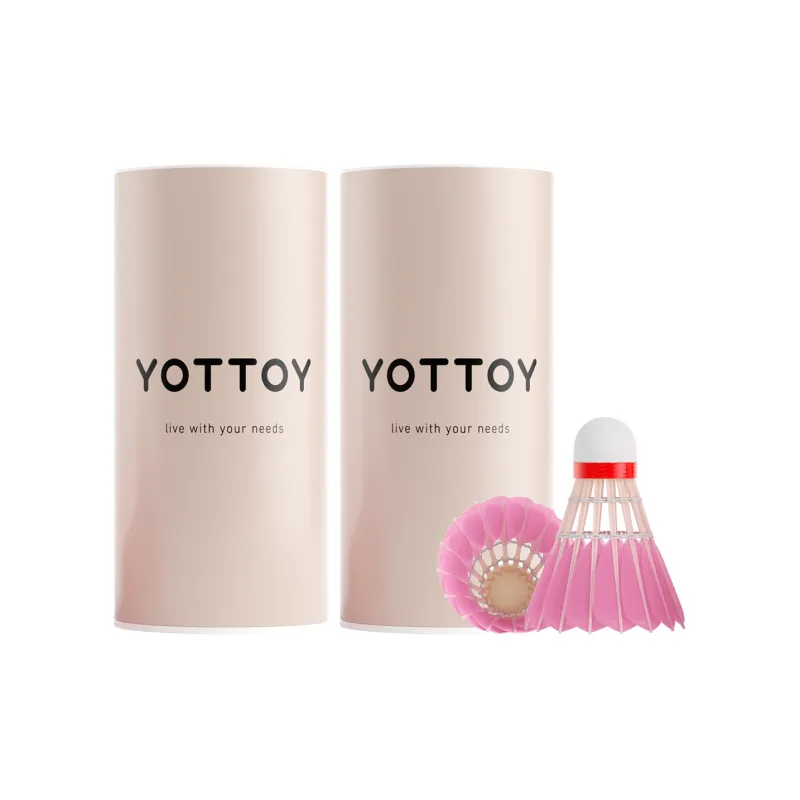 YOTTOY 3 Pack Duck Feather Shuttlecocks-5