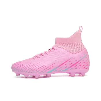QIUTEXIONG Soft Ground, Artificial Ground, Natural Ground Anti Slip Wear Resistant Soccer Shoes Unisex
