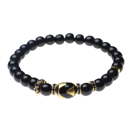 Bluish Reverie Coconut Shell Beads Bodhi Bracelets Unisex-3