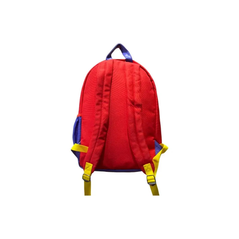 Disney Nylon Fabric Backpack Medium Size Kids' Bear Purple Yellow Color Scheme-4