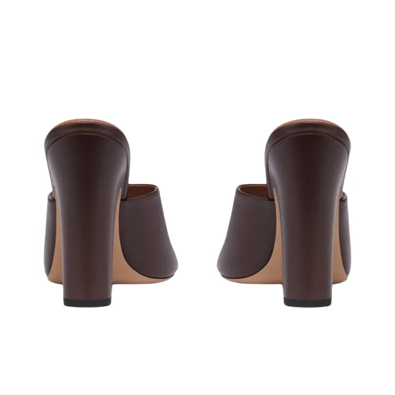 Paris Texas Slide Slippers 10cm Women's Umber-4