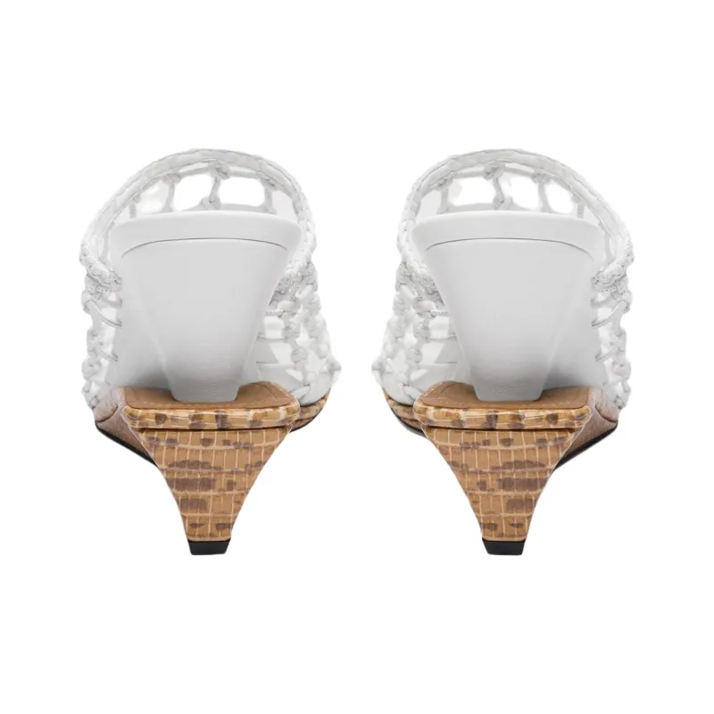 Jacquemus Closed Toe Slippers 11cm Women's White-4