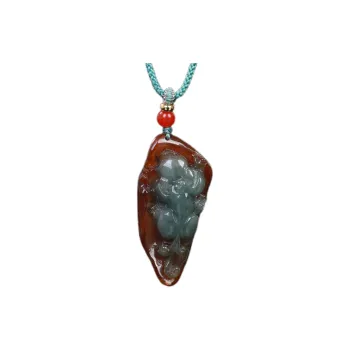 Liu Jinfu Glutinous Jade Jadeite Necklaces Unisex