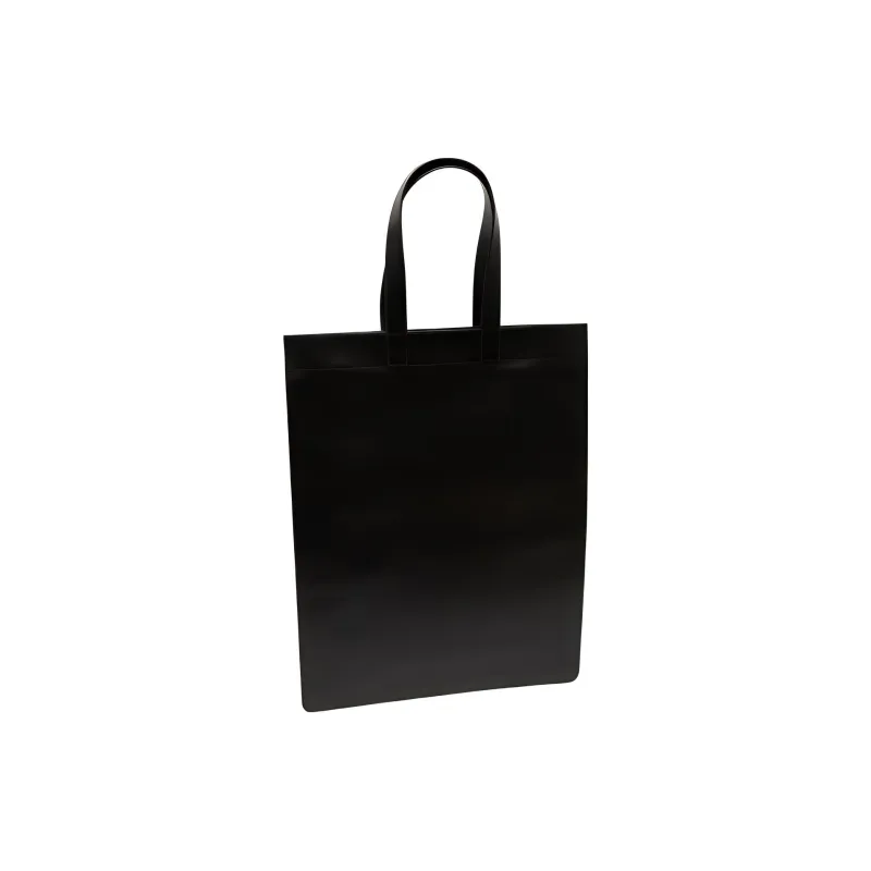 CDG Play Leather Tote Bag Shopping Bag Handbag Regular Women's Black-2